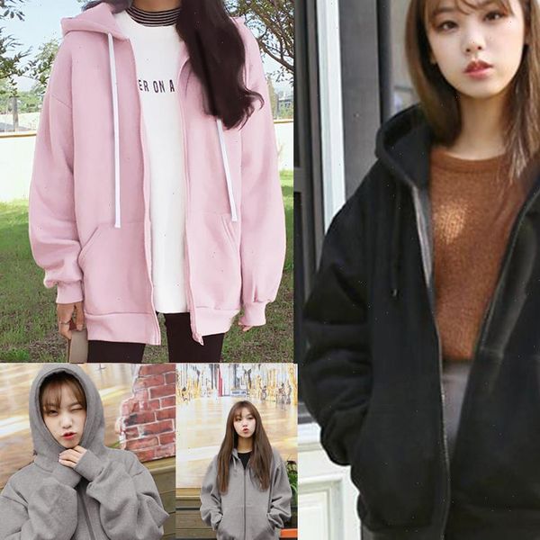 oversized hoodie women korean pullover zipper coat hoodie pure color loose oversized aesthetic hoodie sudadera mujer 38, Black
oversized hoodie women korean pullover zipper coat hoodie pure color loose oversized aesthetic hoodie sudadera mujer 38, Black