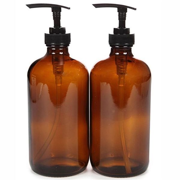 16 oz large 500ml liquid soap dispenser amber glass pump bottle with stainless steel lotion pump for homemade lotions detergent
16 oz large 500ml liquid soap dispenser amber glass pump bottle with stainless steel lotion pump for homemade lotions detergent