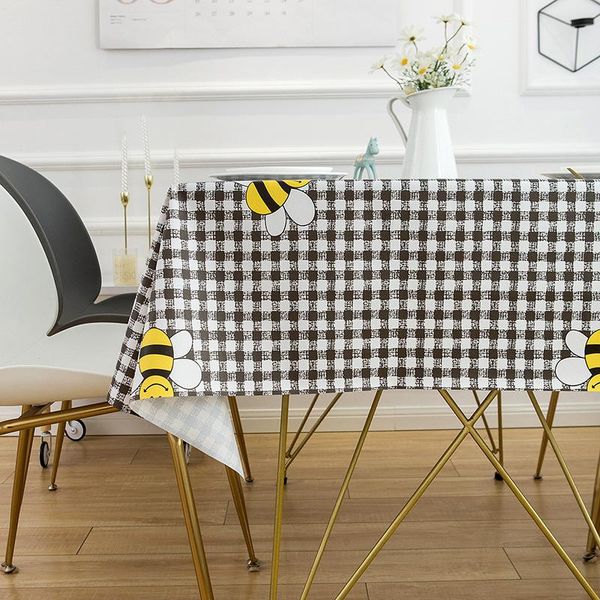 table cloth bee black white plaid dining tablecloth waterproof dustproof cover picnic mat quality tea desk covers household 1pc
table cloth bee black white plaid dining tablecloth waterproof dustproof cover picnic mat quality tea desk covers household 1pc