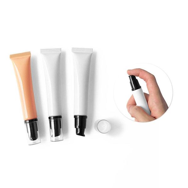20ml squeeze tube foundation vacuum pump head cosmetics packaging empty tube bottle
20ml squeeze tube foundation vacuum pump head cosmetics packaging empty tube bottle