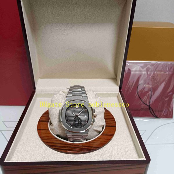 2 style real p asia cal. 324 automatic movement watch with original box men's arabic dial 5711/1a gray blue steel bracelet u1 factory m, Slivery;brown
2 style real p asia cal. 324 automatic movement watch with original box men's arabic dial 5711/1a gray blue steel bracelet u1 factory m, Slivery;brown