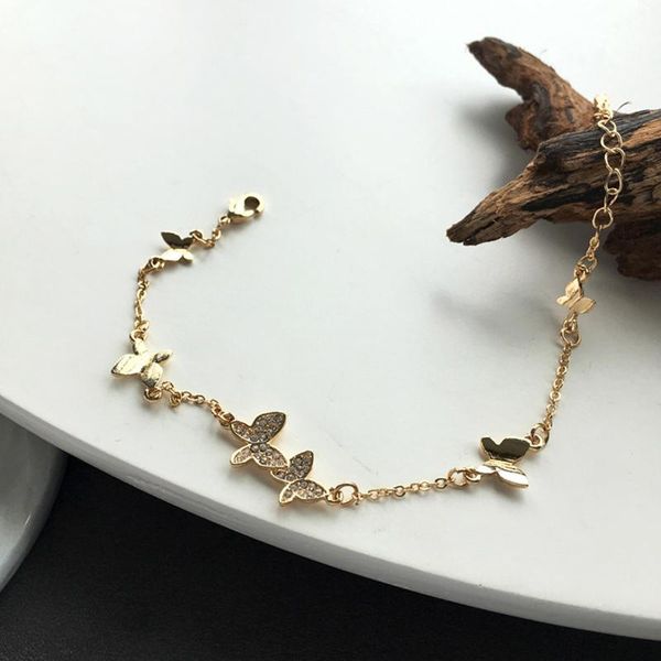 link, chain exquisite rhinestone butterfly bracelet for women charming wedding gold hand accessories elegant party jewelry girl gift, Black
link, chain exquisite rhinestone butterfly bracelet for women charming wedding gold hand accessories elegant party jewelry girl gift, Black