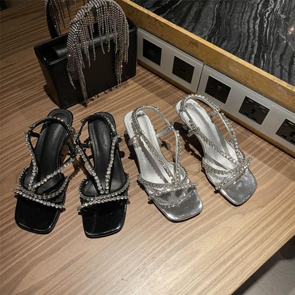 sandals low woman leather low-heeled rubber hoof heels pu fabric slides fa, Black
sandals low woman leather low-heeled rubber hoof heels pu fabric slides fa, Black