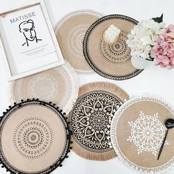 mats & pads handmade placemat embroidery tablemat with tassel heat resistant cupmat cotton linen table cup pad retro dining room decor
mats & pads handmade placemat embroidery tablemat with tassel heat resistant cupmat cotton linen table cup pad retro dining room decor