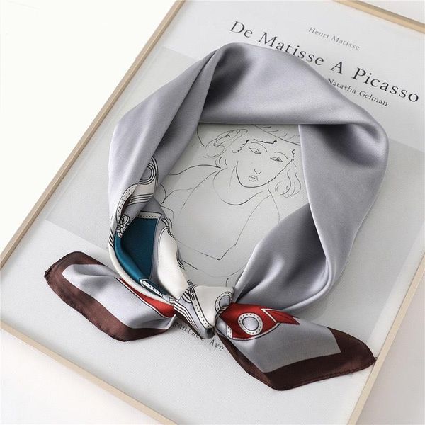scarves fashion printing female square silk scarf hair foulard neck head band shawls wraps neckerchief bandana 70*70cm, Blue;gray
scarves fashion printing female square silk scarf hair foulard neck head band shawls wraps neckerchief bandana 70*70cm, Blue;gray