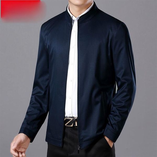 men's jackets men 2021 spring autumn fashion solid color casual overcoats stand collar thin coats male middle-aged business o46, Black;brown
men's jackets men 2021 spring autumn fashion solid color casual overcoats stand collar thin coats male middle-aged business o46, Black;brown