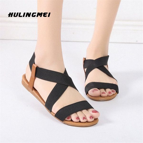 summer 2020 womens shoes classic elastic band flat sandals woman sewing rome open toe female sandals for women w3gh#, Black
summer 2020 womens shoes classic elastic band flat sandals woman sewing rome open toe female sandals for women w3gh#, Black