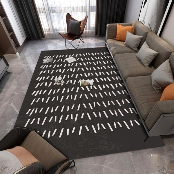 carpets nordic luxury abstract sofa carpet black and white modern home decoration living room rugs simple girl bedroom bedside floor mat
carpets nordic luxury abstract sofa carpet black and white modern home decoration living room rugs simple girl bedroom bedside floor mat