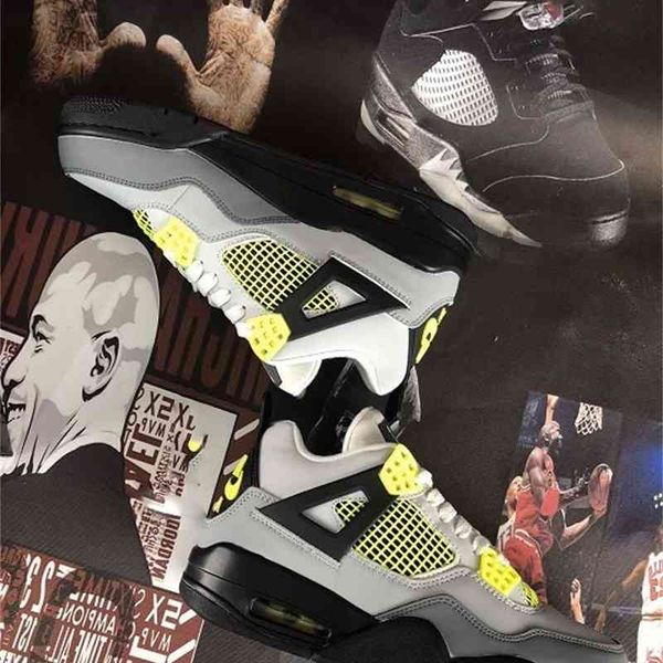 shoes 4 se neon cool grey volt wolf anthracite men basketball sneakers luxury ct5342-007 siez 7~13
shoes 4 se neon cool grey volt wolf anthracite men basketball sneakers luxury ct5342-007 siez 7~13