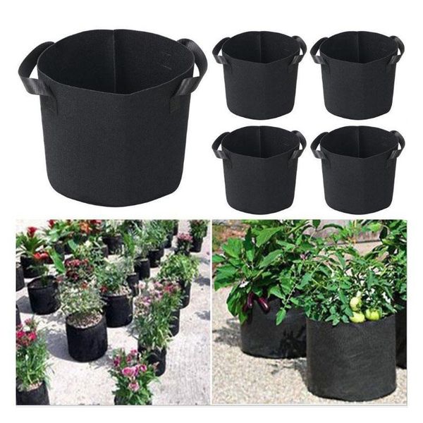planters & pots 5pcs 5/7 gallon grow bags felt growing gardening fabric pot vegetable planter garden flower planting
planters & pots 5pcs 5/7 gallon grow bags felt growing gardening fabric pot vegetable planter garden flower planting