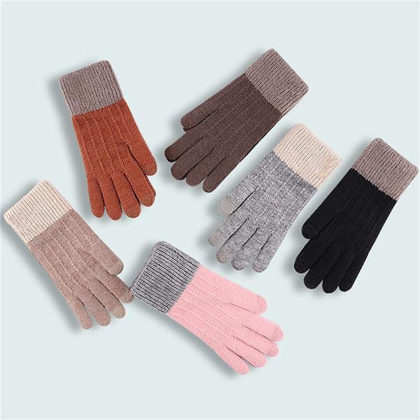 sports gloves the touch screen ladies cashmere knit winter imitation knitting plus velvet thick warm outdoor 2021, Black
sports gloves the touch screen ladies cashmere knit winter imitation knitting plus velvet thick warm outdoor 2021, Black