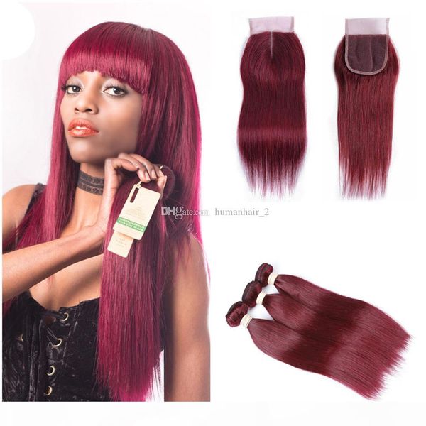 human hair weaves 99j lace closure with bundles peruvian virgin hair extension wine red 4x4 lace closure, Black;brown
human hair weaves 99j lace closure with bundles peruvian virgin hair extension wine red 4x4 lace closure, Black;brown