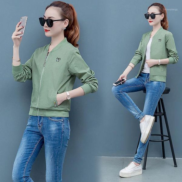 female short coat casual jacket pocket zipper shirt woman's solid color size 4xl baseball uniform double layer large women's jacke, Black;brown
female short coat casual jacket pocket zipper shirt woman's solid color size 4xl baseball uniform double layer large women's jacke, Black;brown