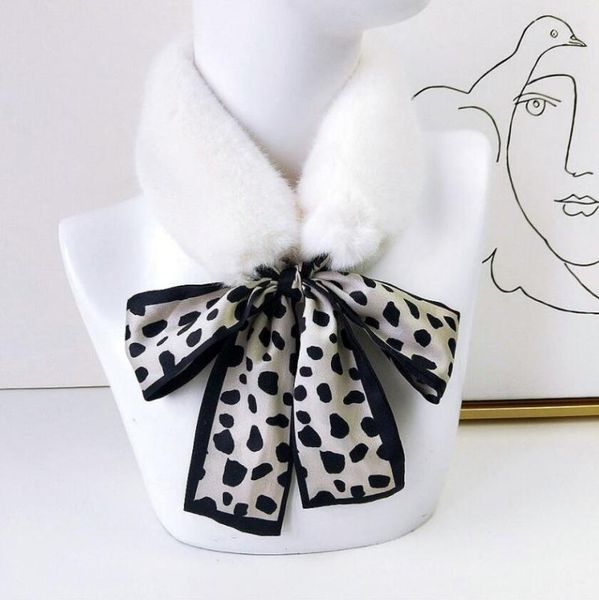 scarves long skinny silk leopard letters printed hair head scarf with winter warm faux fur neck collar for women foular 2021, Blue;gray
scarves long skinny silk leopard letters printed hair head scarf with winter warm faux fur neck collar for women foular 2021, Blue;gray