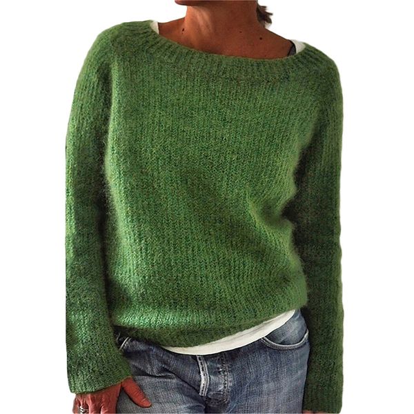 women's pullover sweater knitted solid color basic casual long-sleeved cardigan round neck autumn and winter, White;black
women's pullover sweater knitted solid color basic casual long-sleeved cardigan round neck autumn and winter, White;black