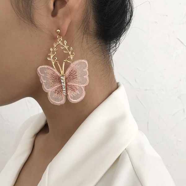dangle & chandelier cinkile korean fashion drop earrings embroidery butterfly shape jewelry sweet earing for women gifts, Silver
dangle & chandelier cinkile korean fashion drop earrings embroidery butterfly shape jewelry sweet earing for women gifts, Silver