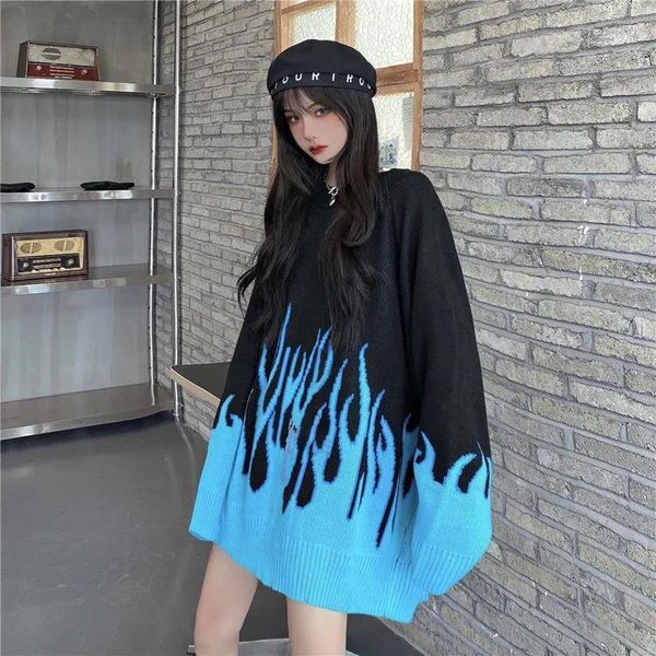 2021 hip hop mulher suteres outono moda harajuku streetwear oversized manga longa impresso em chamas camisola feminina ecct, White;black
2021 hip hop mulher suteres outono moda harajuku streetwear oversized manga longa impresso em chamas camisola feminina ecct, White;black