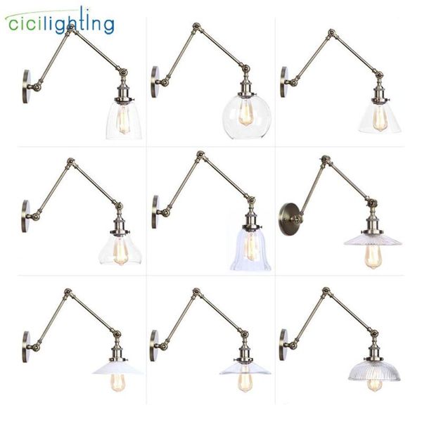 wall lamp bronze industrial art home lighting vintage swing arm sconce iron glass indoor fixtures
wall lamp bronze industrial art home lighting vintage swing arm sconce iron glass indoor fixtures