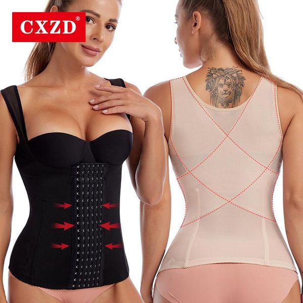 women's shapers cxzd postpartum 6 breasted control vest women waist cinchers slimming belly belt tummy corset bustiers modeling body, Black;white
women's shapers cxzd postpartum 6 breasted control vest women waist cinchers slimming belly belt tummy corset bustiers modeling body, Black;white