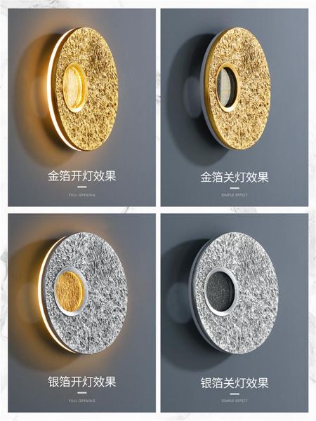 modern handmade gold foil round wall lamps luxury led study bedroom background sconces lights aisle stair bedside decor lighting
modern handmade gold foil round wall lamps luxury led study bedroom background sconces lights aisle stair bedside decor lighting