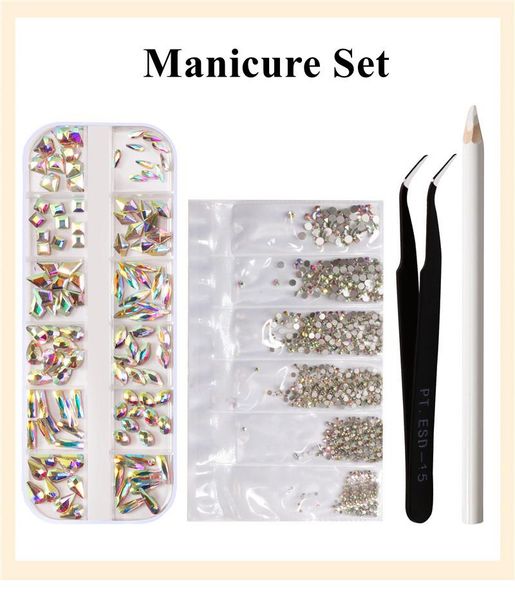 nail art kits 120pcs/box flat back multi-size glass crystal ab rhinestone glitter stones 3d charms diy decorations
nail art kits 120pcs/box flat back multi-size glass crystal ab rhinestone glitter stones 3d charms diy decorations