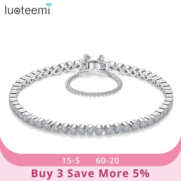 charm bracelets luoteemi brand bracelet fashion women 3mm round cubic zircon bangles wedding jewelry gift party wholesale, Golden;silver
charm bracelets luoteemi brand bracelet fashion women 3mm round cubic zircon bangles wedding jewelry gift party wholesale, Golden;silver