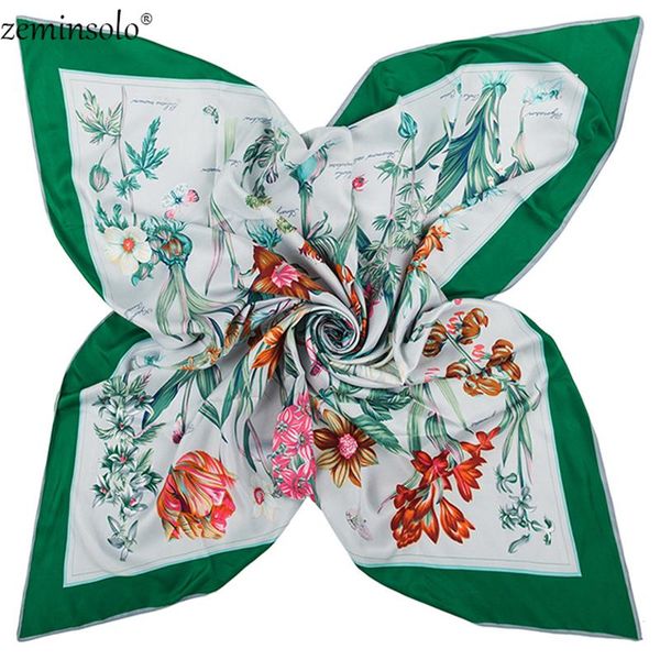 scarves 100% twill silk scarf floral print women wraps square foulards hijab lady neckerchief female headband 130*130cm, Blue;gray
scarves 100% twill silk scarf floral print women wraps square foulards hijab lady neckerchief female headband 130*130cm, Blue;gray