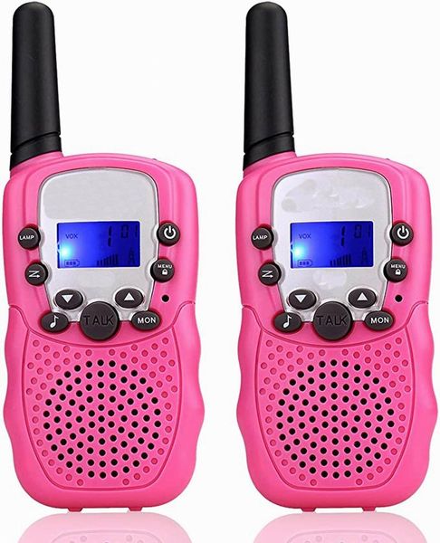 walkie talkie 2 pieces mini two-way radio station pmr t388 kids walkie-talkies christmas gift/family use/camping 100-800m
walkie talkie 2 pieces mini two-way radio station pmr t388 kids walkie-talkies christmas gift/family use/camping 100-800m