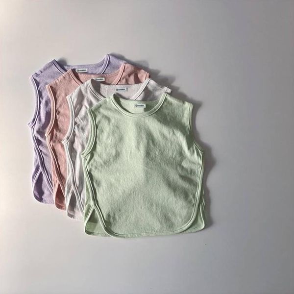 summer toddler baby boy girl solid casual thin sleeveless vest t shirt kid wide side split cotton multicolor, Blue
summer toddler baby boy girl solid casual thin sleeveless vest t shirt kid wide side split cotton multicolor, Blue