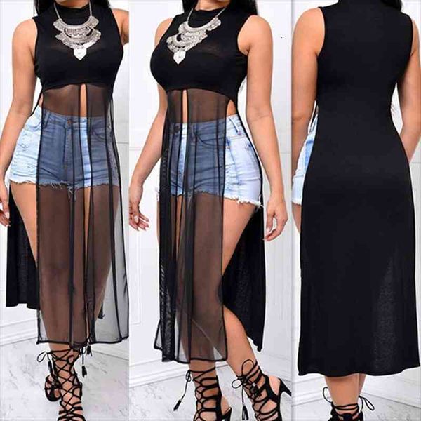 high split dress black women cami white evening party clubwear chiffon mesh female vintage boho sukienka
high split dress black women cami white evening party clubwear chiffon mesh female vintage boho sukienka