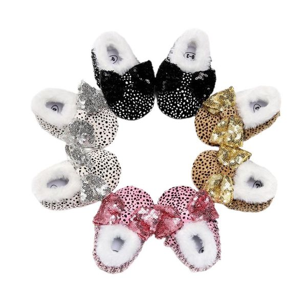 first walkers est arrival baby infant girls fleece booties born leopard bowknot cotton shoes with non skid bottom for toddlers
first walkers est arrival baby infant girls fleece booties born leopard bowknot cotton shoes with non skid bottom for toddlers