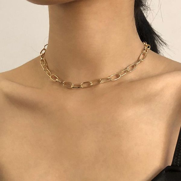 chokers ufly simple short clavicle chain retro metal texture punk hip hop street goth necklace for women trend 2021 jewelry, Golden;silver
chokers ufly simple short clavicle chain retro metal texture punk hip hop street goth necklace for women trend 2021 jewelry, Golden;silver