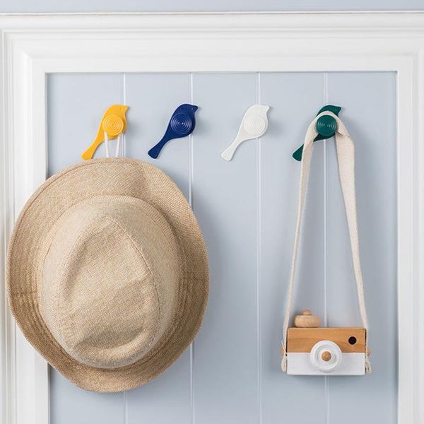 hooks & rails 4pcs/set towel hook plastic door hanger creative self adhesive bird wall coat hat key racks organizer home decor
hooks & rails 4pcs/set towel hook plastic door hanger creative self adhesive bird wall coat hat key racks organizer home decor