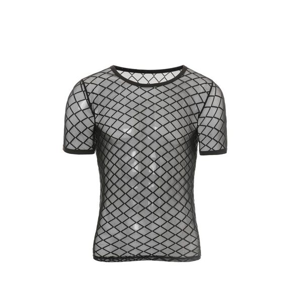 men undershirt transparent mesh t- shirts tight singlet gay sleepwear tees night club erotic lingerie diamond, White;black
men undershirt transparent mesh t- shirts tight singlet gay sleepwear tees night club erotic lingerie diamond, White;black