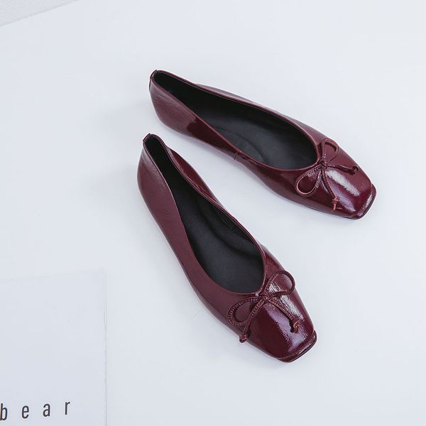 Womens genuiine leather slip-on ballet flats leisure soft comfortable square toe bow tie casual female korean style sweet shoesDress Shoes, Beige
Womens genuiine leather slip-on ballet flats leisure soft comfortable square toe bow tie casual female korean style sweet shoesDress Shoes, Beige