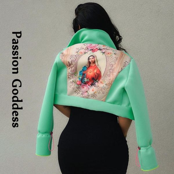 women's jackets autumn vintage women printed jacket single-breasted collect waist crop outwear drawstring sleeve short outcoat streetwe, Black;brown
women's jackets autumn vintage women printed jacket single-breasted collect waist crop outwear drawstring sleeve short outcoat streetwe, Black;brown