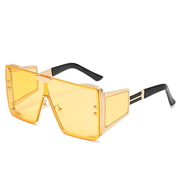 sunglasses 2021 fashion big frame european and american men's square luxury shades, White;black
sunglasses 2021 fashion big frame european and american men's square luxury shades, White;black
