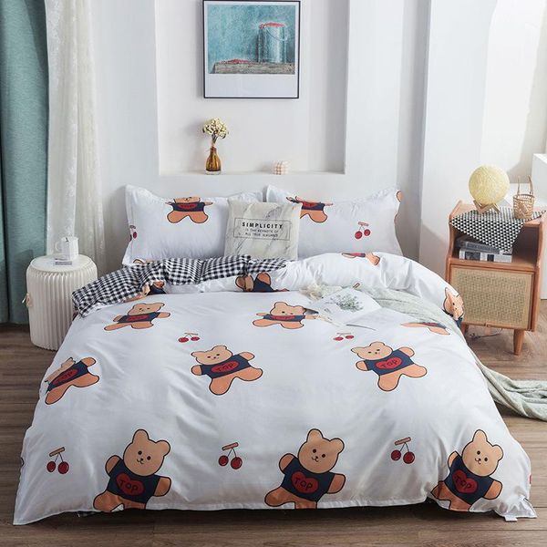 bedding sets duvet cover set 4 pieces girlish style bear and cherry pattern bedclothes include bed sheet pillowcase comforter oceania
bedding sets duvet cover set 4 pieces girlish style bear and cherry pattern bedclothes include bed sheet pillowcase comforter oceania
