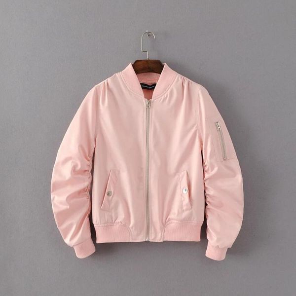 women's jackets 2021 female casual twill white pink blue women short coat ladies bomber solid full lined loose overcoat, Black;brown
women's jackets 2021 female casual twill white pink blue women short coat ladies bomber solid full lined loose overcoat, Black;brown