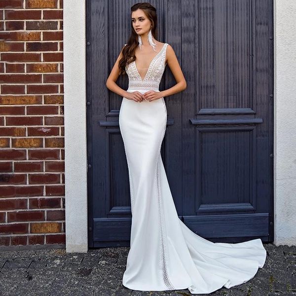other wedding dresses chuyu 2021 elegant white mermaid v neck lace satin open back dress formal occasion sleeveless vestido de novia
other wedding dresses chuyu 2021 elegant white mermaid v neck lace satin open back dress formal occasion sleeveless vestido de novia