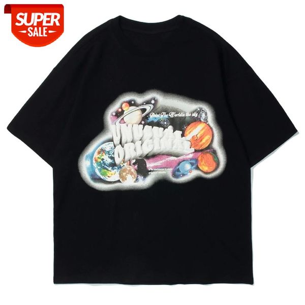 Hip Hop T-Shirt Men Women Streetwear Planet Space Print Harajuku Tshirts 2021 Summer Cotton Tees Loose Short Sleeve Shirts Black #lb46, White;black
Hip Hop T-Shirt Men Women Streetwear Planet Space Print Harajuku Tshirts 2021 Summer Cotton Tees Loose Short Sleeve Shirts Black #lb46, White;black