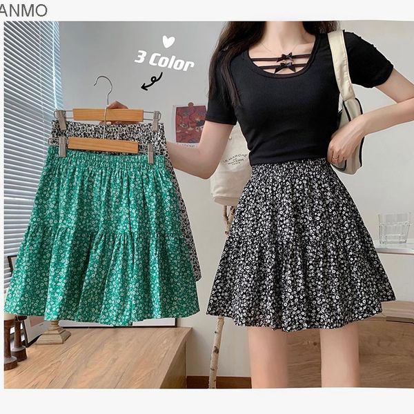 women's shorts french floral skirt summer 2021 korean high waist slim versatile a-line fashion, White;black
women's shorts french floral skirt summer 2021 korean high waist slim versatile a-line fashion, White;black