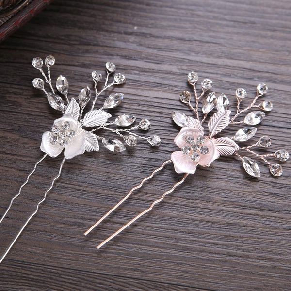 hair clips & barrettes gorgeous rose gold silver-plate hairpins crystals rhinestones flower leaf wedding clip bridal headpiece accessories, Golden;silver
hair clips & barrettes gorgeous rose gold silver-plate hairpins crystals rhinestones flower leaf wedding clip bridal headpiece accessories, Golden;silver