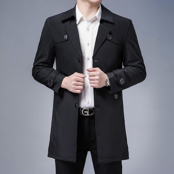 men's hoodies & sweatshirts 2021 autumn business casual menswear dad suit collar coat medium length windbreaker men, Black
men's hoodies & sweatshirts 2021 autumn business casual menswear dad suit collar coat medium length windbreaker men, Black