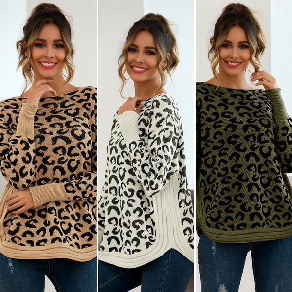 women's sweaters women coat female sweater leopard long sleeve o-neck pullover knitted winter s l xl, White;black
women's sweaters women coat female sweater leopard long sleeve o-neck pullover knitted winter s l xl, White;black