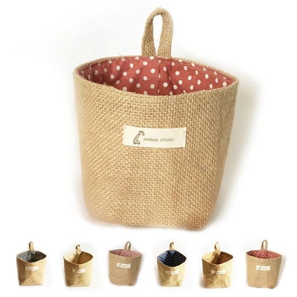 cosmetic bags & cases 1pcs home decor stripe hanging pocket small sack sundries organizer organiser cotton linen storage bag baskets
cosmetic bags & cases 1pcs home decor stripe hanging pocket small sack sundries organizer organiser cotton linen storage bag baskets