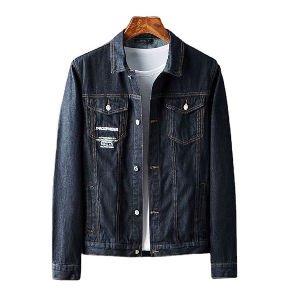 large men's spring and autumn 2020 new classic print embroidery fashion denim jacket for men, Black;brown
large men's spring and autumn 2020 new classic print embroidery fashion denim jacket for men, Black;brown