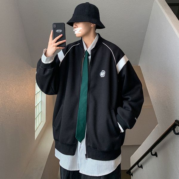autumn new jacket, men's fashion, couple's coat, college style baseball suit, handsome casual clothes, Black;brown
autumn new jacket, men's fashion, couple's coat, college style baseball suit, handsome casual clothes, Black;brown