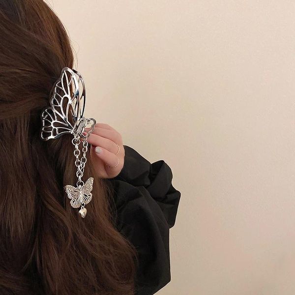hair accessories korean harajuku goth vintage metal silver color hollow out butterfly heart tassel pins for women egirl jewelry
hair accessories korean harajuku goth vintage metal silver color hollow out butterfly heart tassel pins for women egirl jewelry