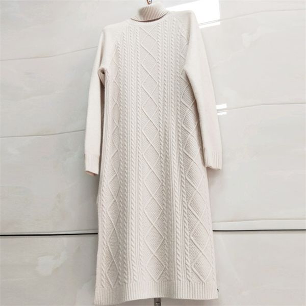 autumn winter long knitted sweater women turtleneck pullover plus size loose thick warm knitwear jumper fashion women sweater, White;black
autumn winter long knitted sweater women turtleneck pullover plus size loose thick warm knitwear jumper fashion women sweater, White;black